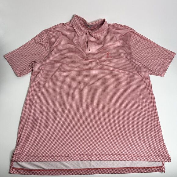 Peter Millar Other - Peter Millar Summer Comfort Polo Men’s XL Pink Blue Geo Dot Performance Shirt